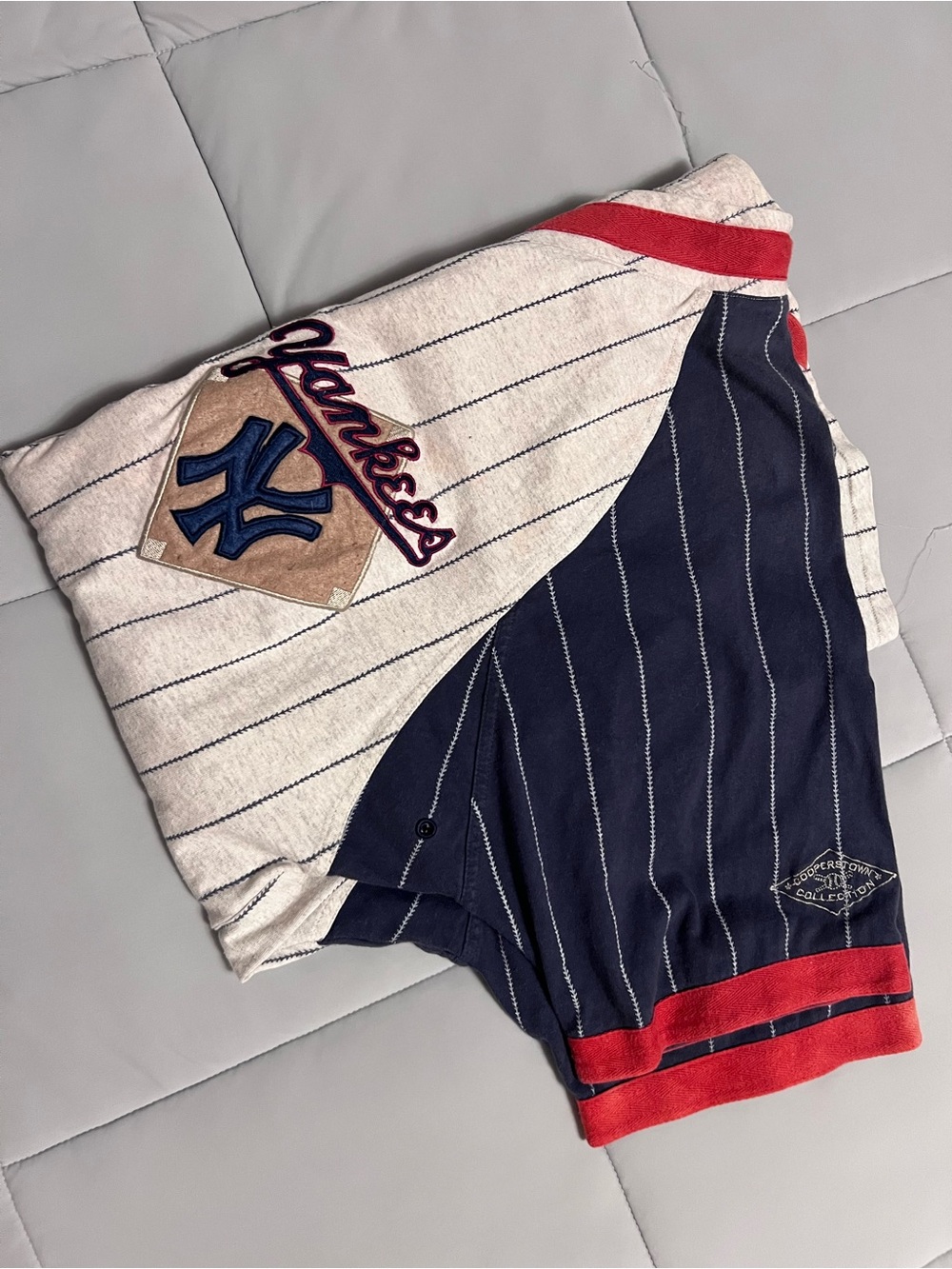 Y2K, New York Yankees Mirage cotton jersey shirt